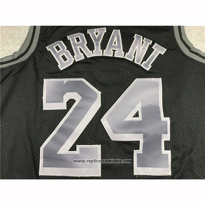 Camiseta Los Angeles Lakers Kobe Bryant #24 Hardwood Classics Negro